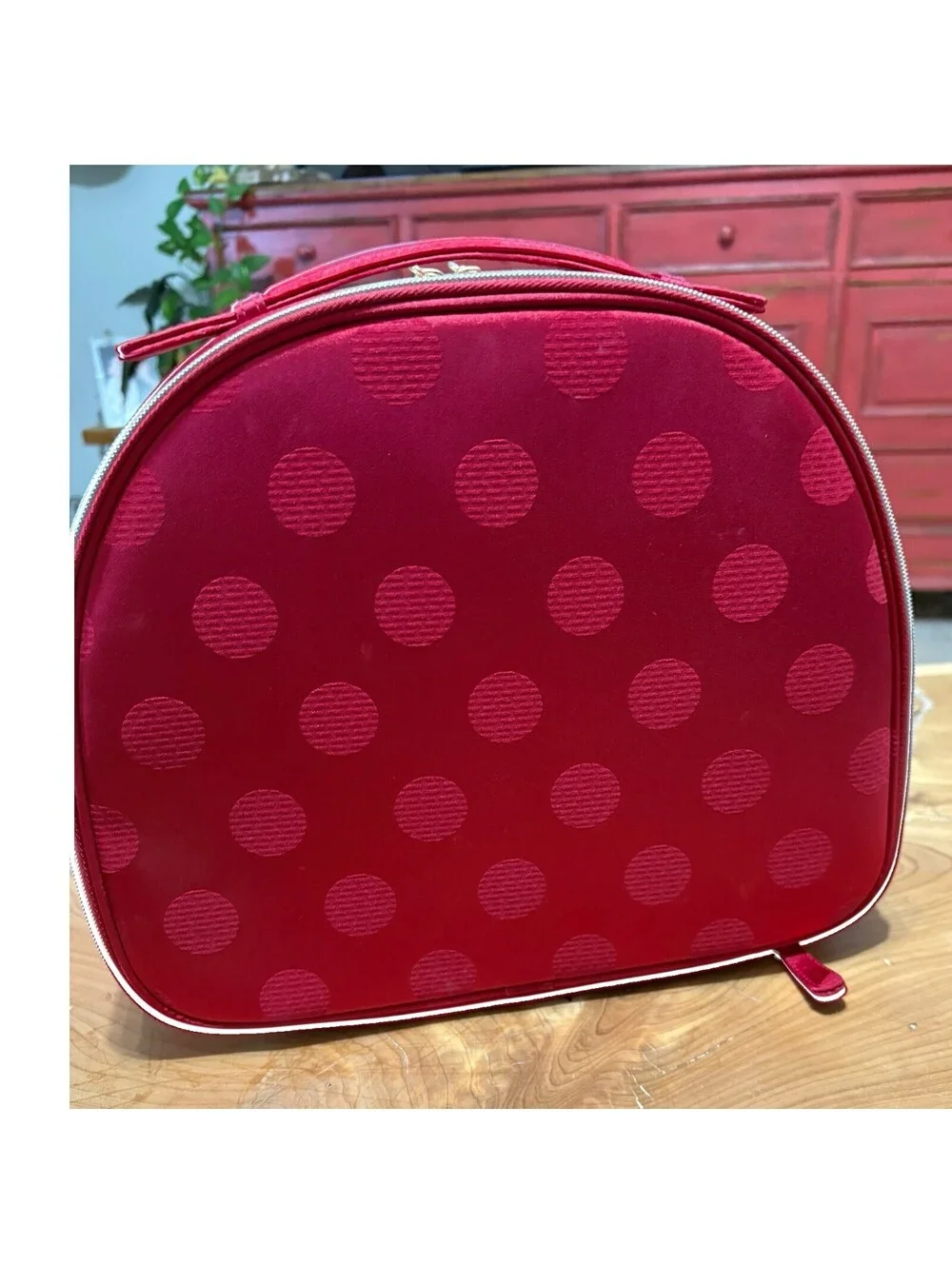 Estee Lauder  Makeup Train Case Bag Double Zipper with Handle~ New